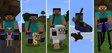 Driveable Mobs - Мод/Аддон Minecraft PE