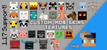 Custom Mobs Textures Skins (v1.2)