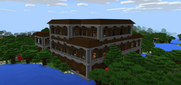 Woodland Mansion Next to Spawn