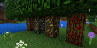 Plants Trees Ore - Minecraft PE