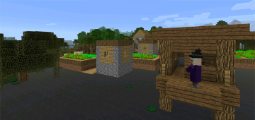 Village & Witch Hut At Spawn