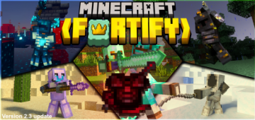 Minecraft Fortify - an Armor, Tools, & Weapons