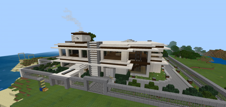 Современный умный дом - Карта Minecraft PE