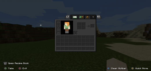 Ночной режим GUI - Текстура Minecraft PE