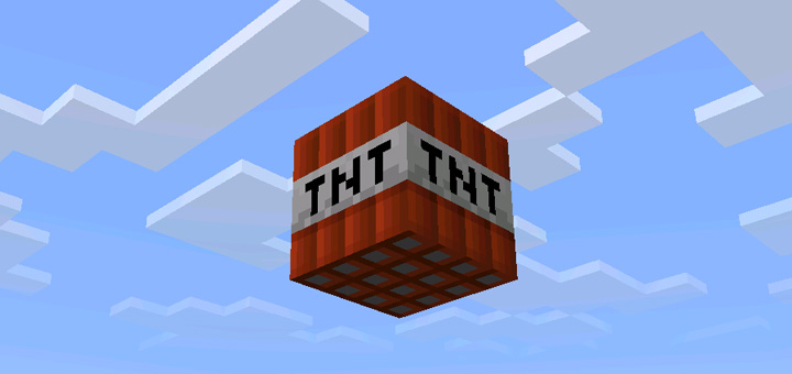 Flying TNT Mobs - Карта Minecraft PE