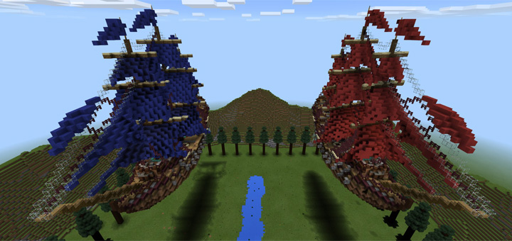 Ship Wars - Карта + Аддон Minecraft PE
