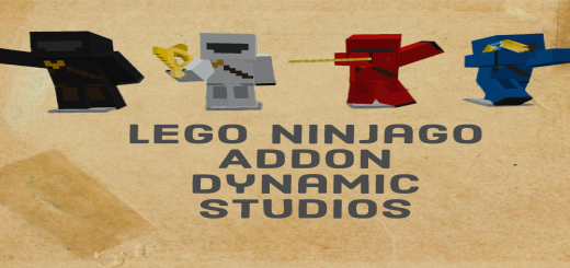 Мод: Лего Ниндзяго -  Оружие и Броня