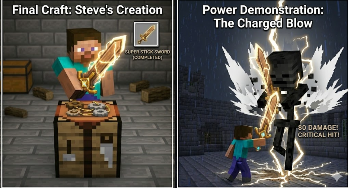 Мод Super Stick Sword: Супер меч из палок