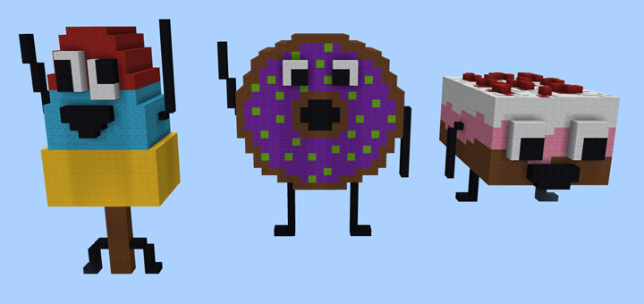 Burn It Down: Desserts Edition - Карта Minecraft PE