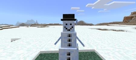 Снеговик - Мод/Аддон Minecraft PE