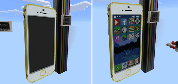 Работающий iPhone 6 - Карта Minecraft PE