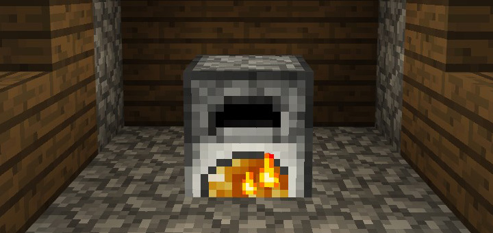 Огонь в печи - Текстура Minecraft PE