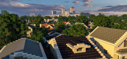 Большой город - Карта Minecraft PE