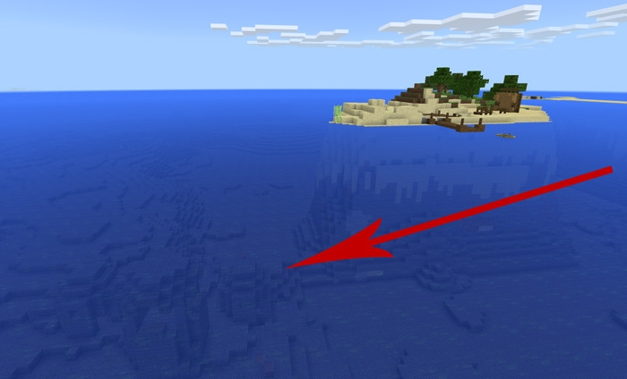 Подводные Руины - Карта Minecraft PE