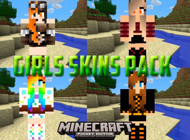 Скин Простая девчонка для Minecraft PE