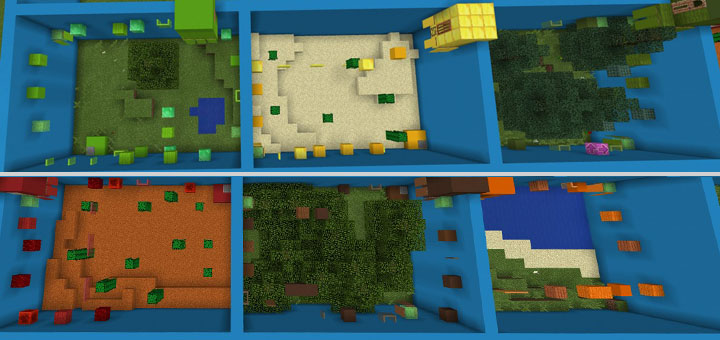 Биом Паркур - Карта Minecraft PE