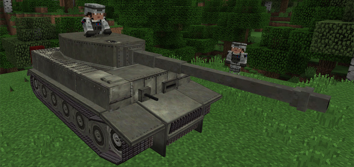 War Tank - Мод/Аддон Minecraft PE