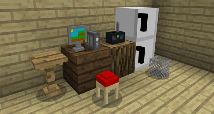 Vanilla Furniture - Мод/Аддон Minecraft PE