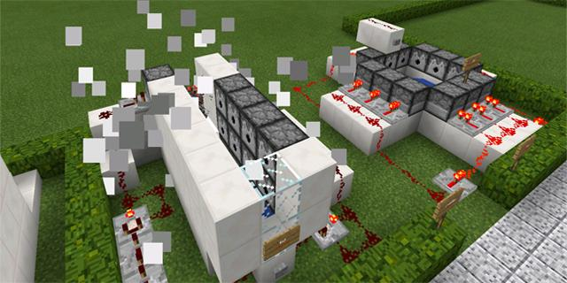 25 Редстоун Механизмов - Карта Minecraft PE
