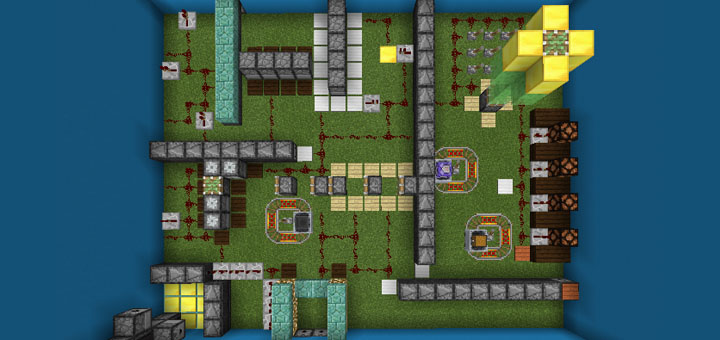 Найти Кнопку: Редстоун Издание - Карта Minecraft PE
