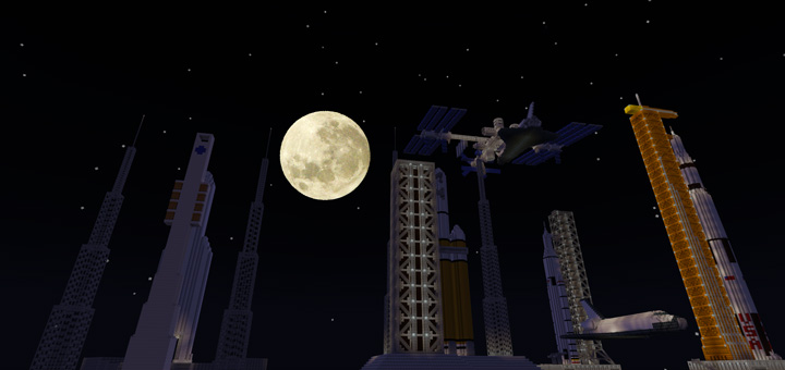 Космодром - Карта Minecraft PE