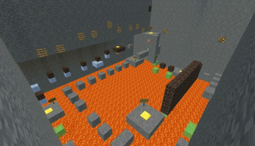 Карта с испытаниями для Minecraft PE