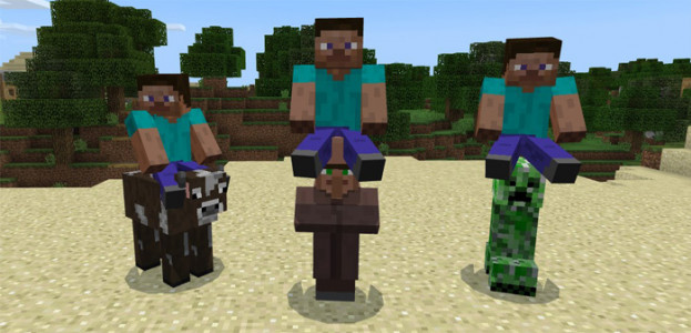 All Mobs Rideable - Мод/Аддон Minecraft PE