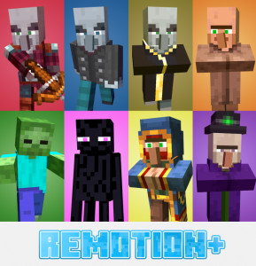 Мод: Эмоции и анимации мобов