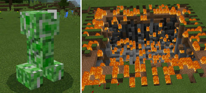 Plus Explosion - Мод/Аддон Minecraft PE