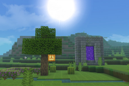 Бесконечность - новые Шейдеры Minecraft PE