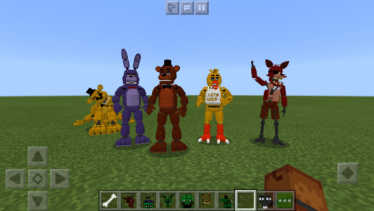 FnaF Головы - Мод/Аддон Minecraft PE
