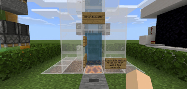 Редстоун Лифт - Карта Minecraft PE