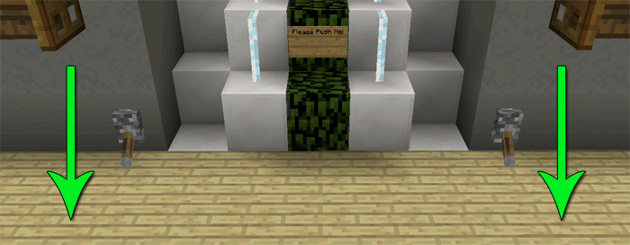 Работающий эскалатор - Карта Minecraft PE