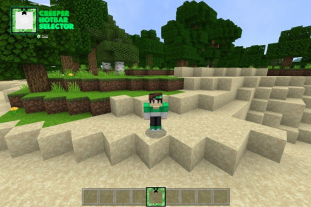 Текстуры: Рамка в виде Крипера