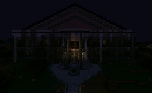 Рабочий редстоун особняк - Карта Minecraft PE