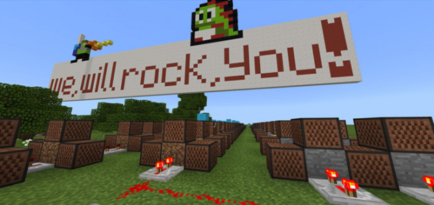 WeWillRockYou (Песня) - Карта Minecraft PE
