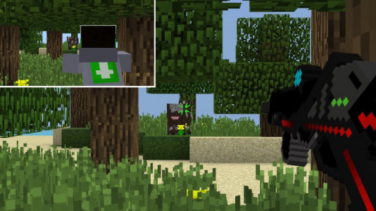 Laser Gun - Мод/Аддон Minecraft PE