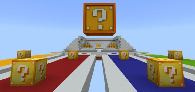 LuckyBlocksRace - Карта Minecraft PE