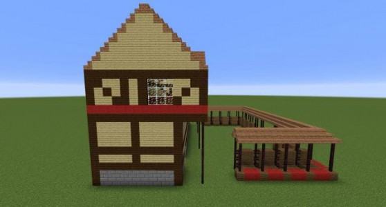 Постройка: Дом с торговой палаткой