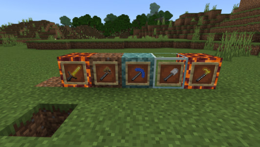 Мод: Стихийное оружие и инструменты