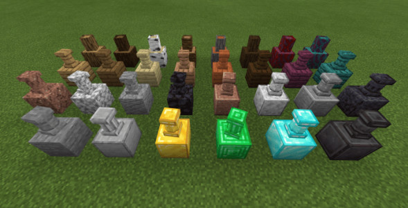 Displaydestals Мод/Аддон Minecraft PE