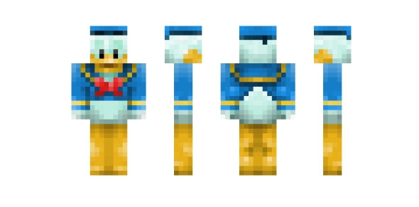 Скин Дональд Дак для Minecraft PE