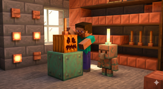 Как сделать Медного голема в Майнкрафт: пошаговый гайд 2026