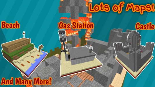 Огонь!! - Карта Minecraft PE