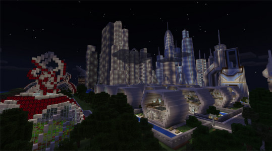 Futuretroplis - Карта Minecraft PE