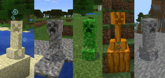 Camouflaged Creeper - Minecraft PE