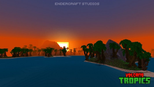 Карта: Тропики с вулканами