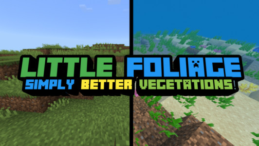 Мод: Небольшие листья, трава и кораллы