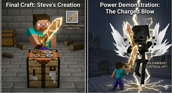 Мод Super Stick Sword: Супер меч из палок
