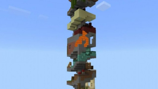 Паркур карта на русском языке для Minecraft PE